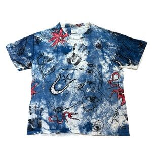 Vintage The Cure Wish Tour '92 All Over Print Tee Brockum Group Size XL RARE